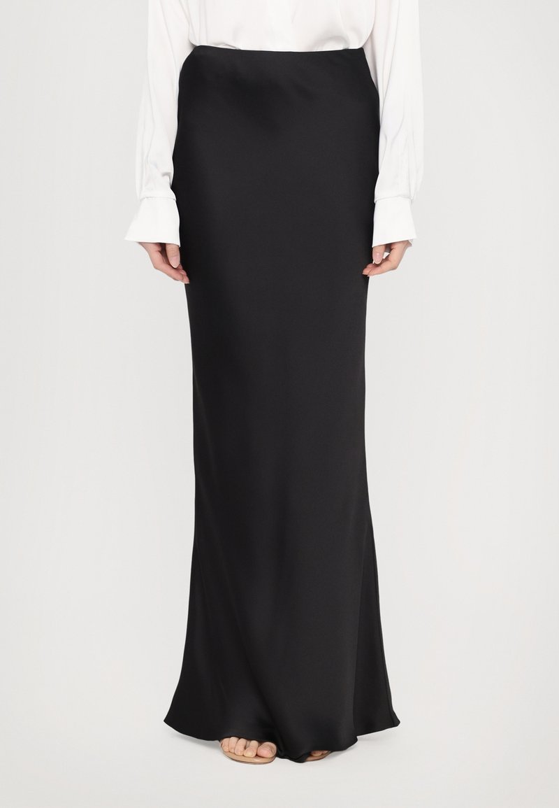Norma Kamali - BIAS OBIE SKIRT - Falda larga - black, Ampliar
