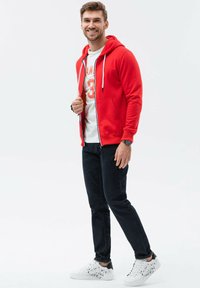 Ombre ZIP-UP  - Sweatjacke - light red