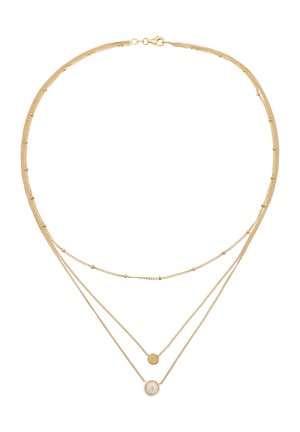 LAYER PLÄTTCHEN - Halskette - gold-coloured
