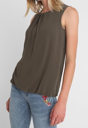 Bluse - olive