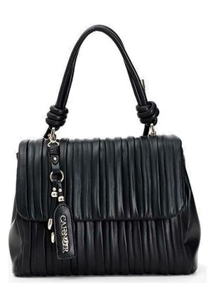 CAFèNOIR PLISSETTATA - Borsa a mano - nero