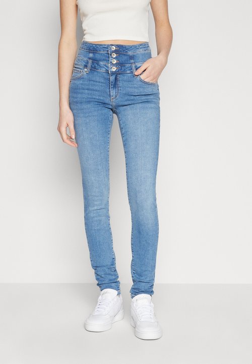 ONLY ONLBLUSH - Jeans Skinny Fit - light medium blue denim/lichtblauw