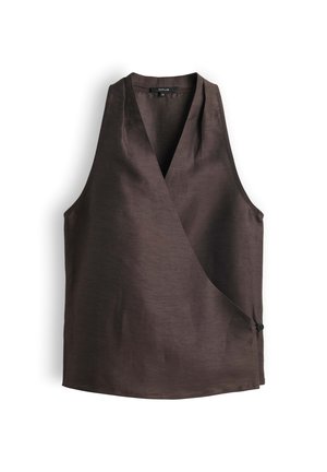 OPUS, SLIM WRAP FRONT - Camicetta - affogato