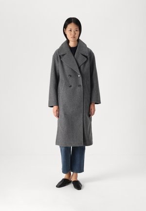 Gina Tricot SHAWL COAT - Klasičan kaput - grey