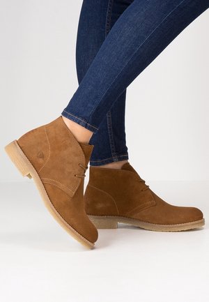 Boots à talons - cognac