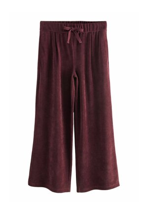 Next PULL-ON WIDE LEG - Housut - burgundy