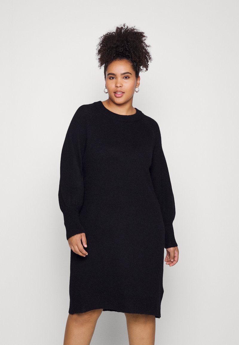 Selected Femme Curve SLFLULU KNIT DRESS NECK CURVE Jumper dress