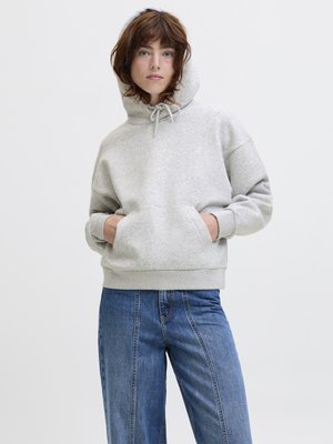 JJXX JXSTUDIO VESTERBRO - Sweat à capuche - light grey melange