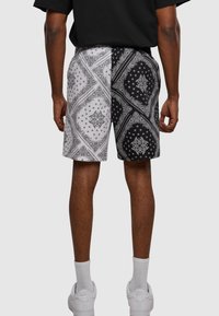 Karl Kani SMALL SIGNATURE PAISLEY BLOCK RESORT - Treniņtērpa apakšdaļas - black white