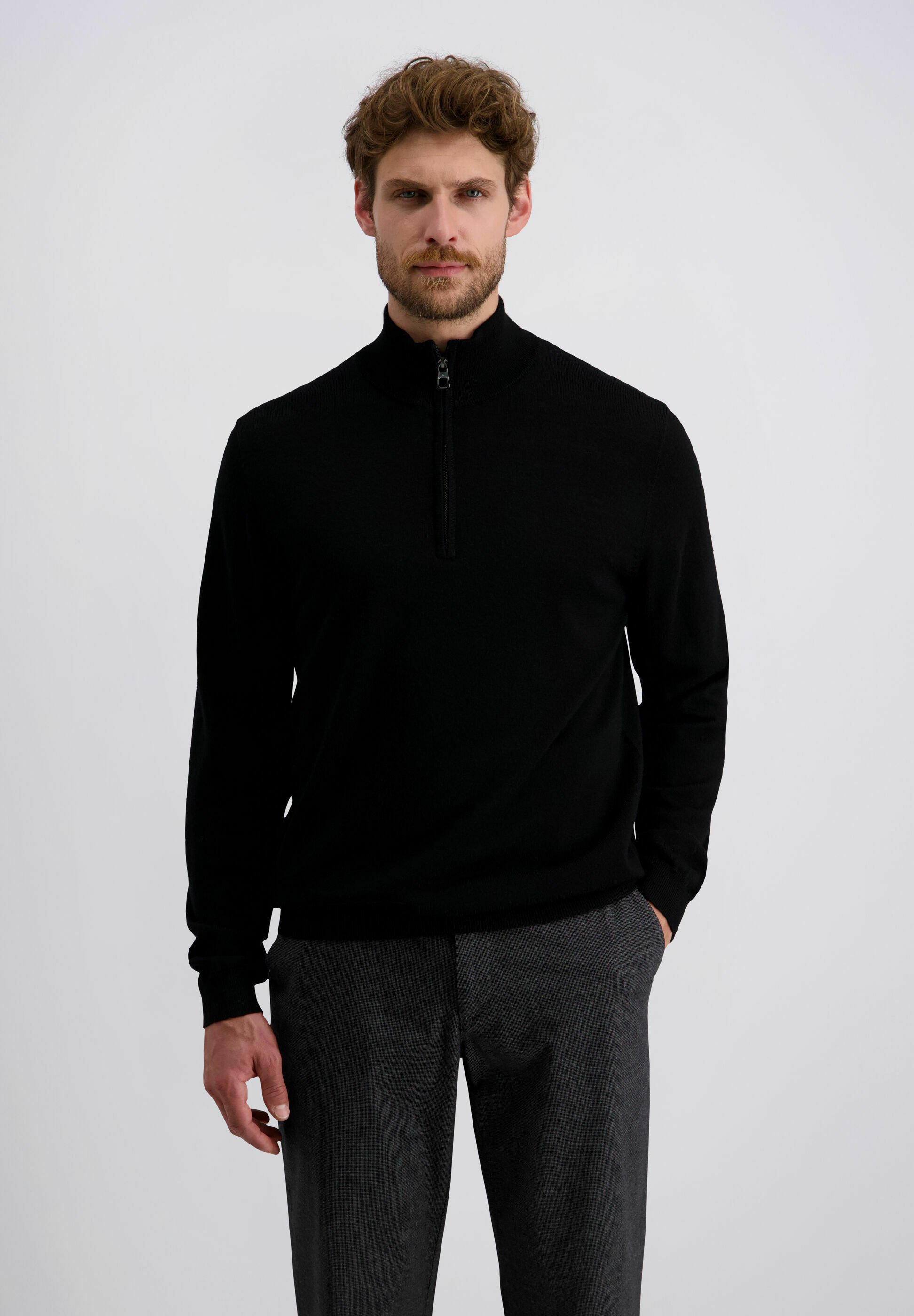 Pierre Cardin Strickpullover schwarz