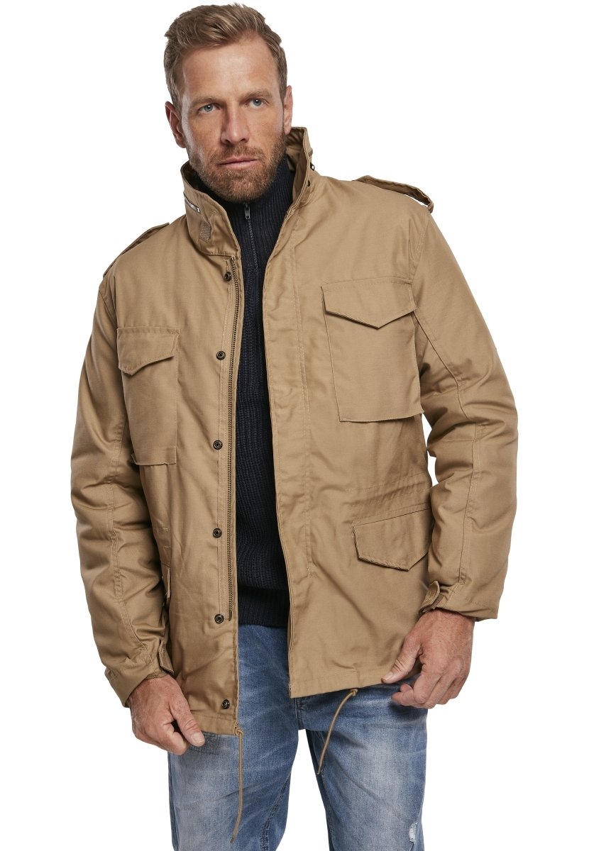 Brandit Hombres Abrigo Pea In Negro negro | Abrigos Hombres | Zado Tech