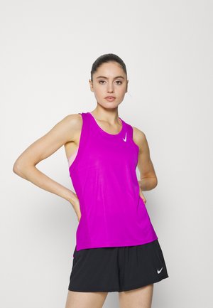 RACE SINGLET - Top - vivid purple/reflective silver