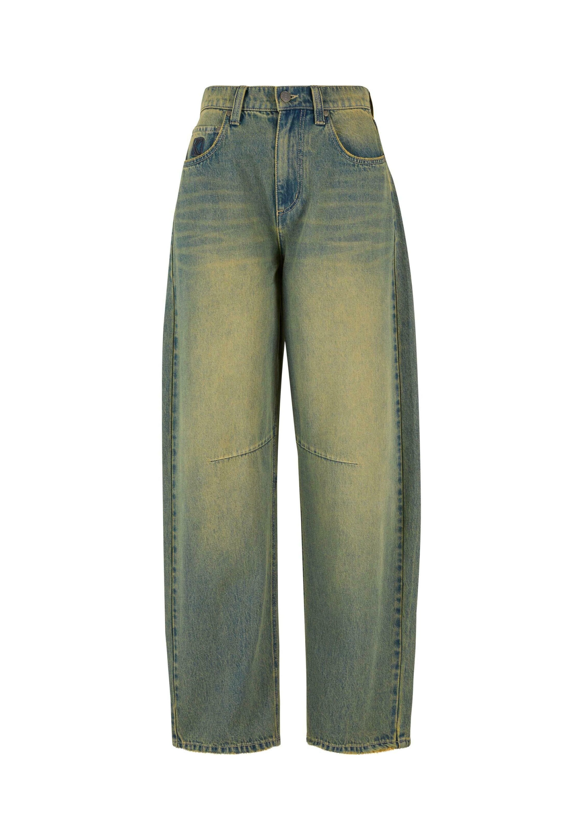 Karl Kani BAGGY - Relaxed fit jeans - blue green/blue