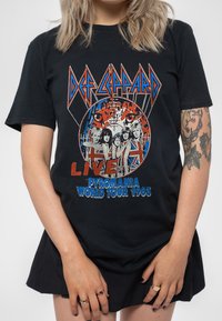 Paradiso Clothing DEF LEPPARD PYRO WORLD TOUR - Print T-shirt - black