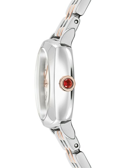 FERRAGAMO QUARTZ ANALOG KU-SOFT SQUARE 23MM - Laikrodis - silver tone rose gold coloured