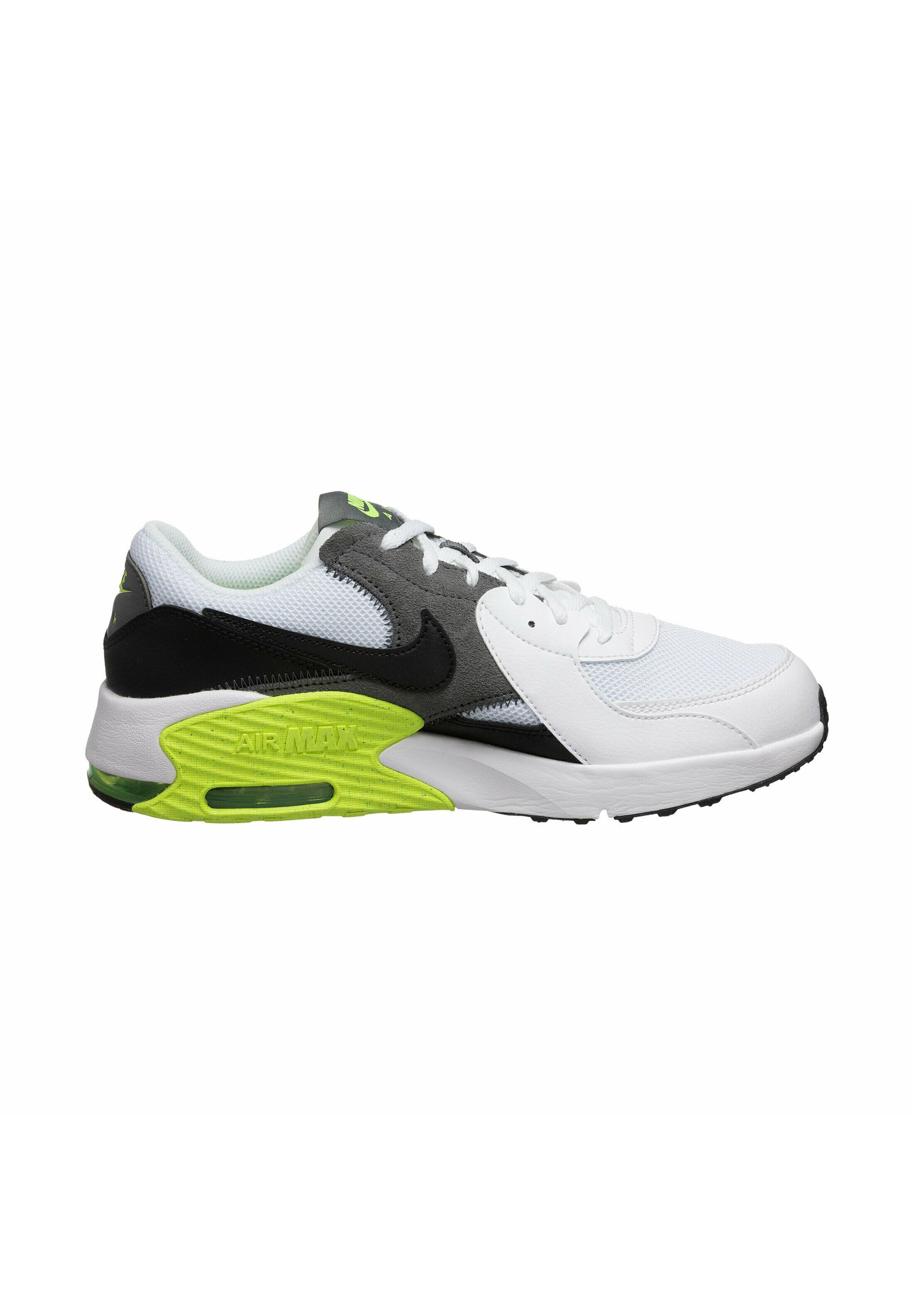 Nike Performance AIR MAX EXCEE - Trainingsschoen - white black-iron grey  volt/wit - Zalando.nl