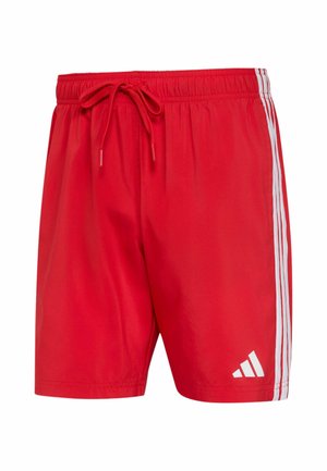 adidas Sportswear, ADIDAS SPORTSWEAR 3 STRIPES SWIM SHORTS 8 INCH - Badeshorts - better scarlet   white