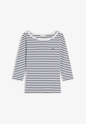 Tommy Hilfiger, CODY BOAT NECK - Maglietta a manica lunga - ecru/dark night navy