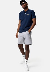 Lonsdale NORMALE PASSFORM BALLYGALLEY - Polo marškinėliai - dark navy/white