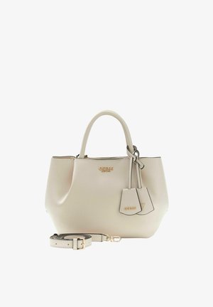 Guess, AMORETTE GIRLFRIEND SATCHEL COG VAR - Sac à main - cream white
