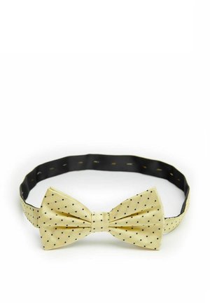 PRE-TIED DOTTED - Fluga - yellow