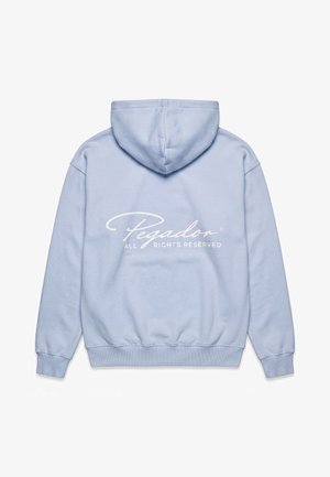 Pegador, PIKE JACKET - Cipzáras pulóver - washed ocean blue/white