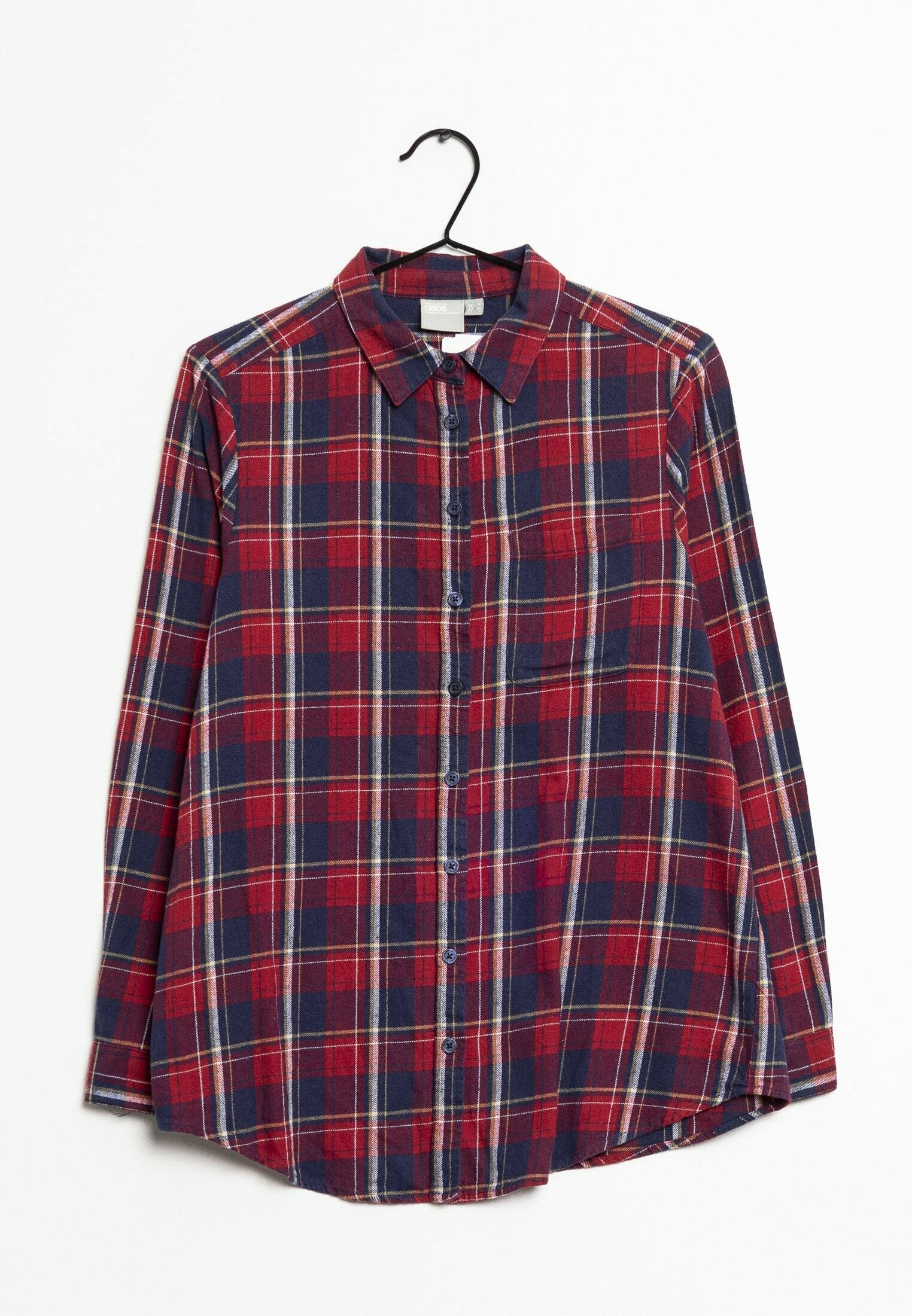 asos red blouse