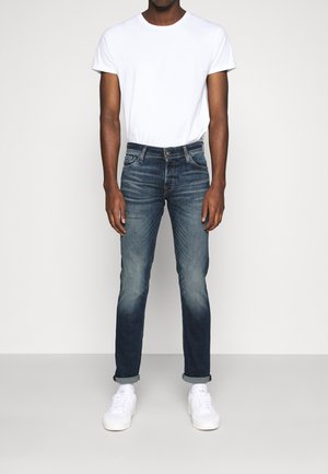 JACK & JONES Mannelijke tapered fit jeans JJIMIKE JJORIIGINAL AM 385 Tapered Fit Jeans : Jack & Jones