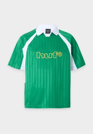 HUF, SIDELINE SOCCER - Poloshirt - clover