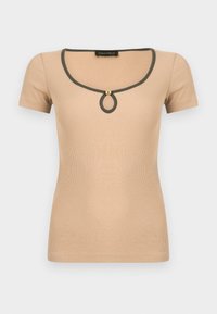 T-shirt basique - light taupe/forged iron
