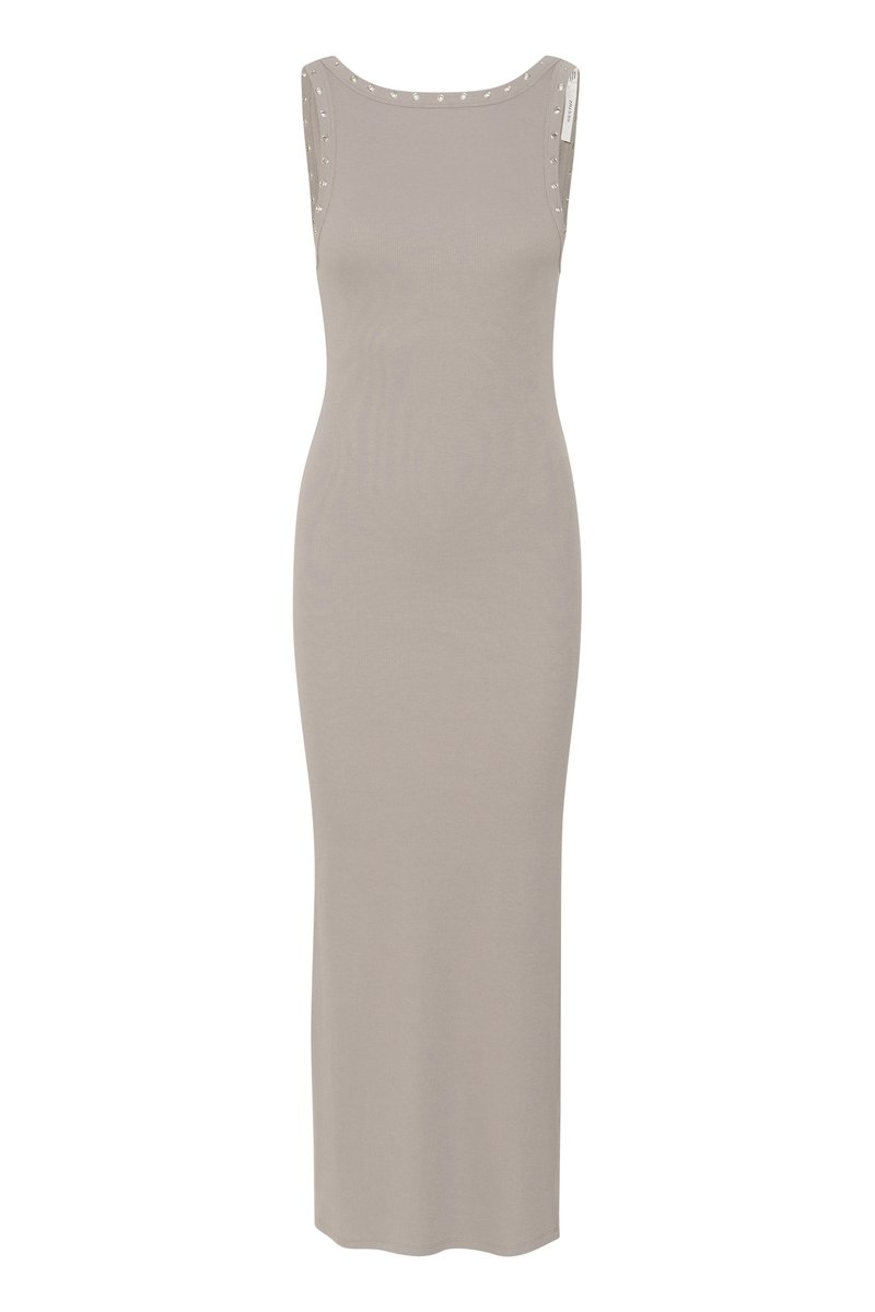 Gestuz Jerseyjurk taupe Gestuz Jerseyjurk taupe