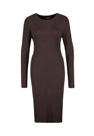 LANGARM - Freizeitkleid - dunkelbraun