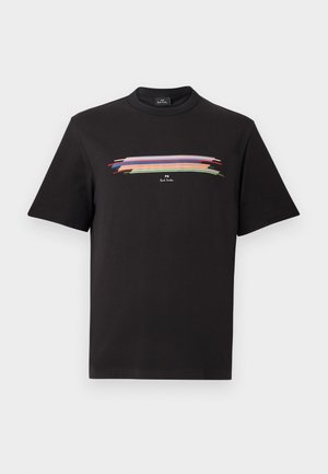 CASUAL FIT - Tričko s potlačou - black