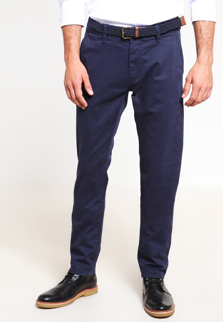 Tom Tailor Travis Homme Pantalon Chino Régulier avec Ceinture