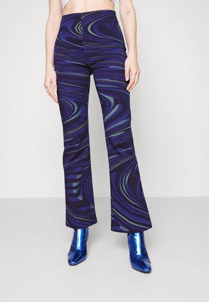 HOSBJERG JOLINA PALOMA PANTS - Vaqueros a campana - dark blue