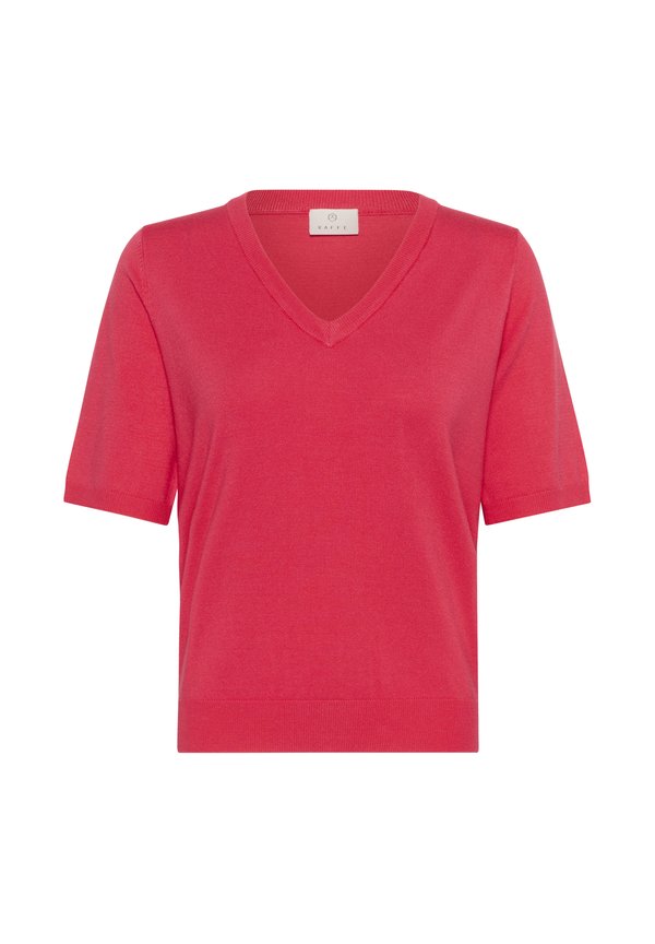 KALIZZA V-NECK - Basic T-shirt - raspberry2