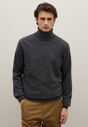 HIGH-NECK  TURTLENECK REGULAR FIT - Maglione - grey marl