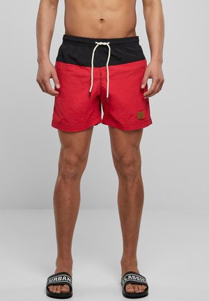 Badeshorts - black/red