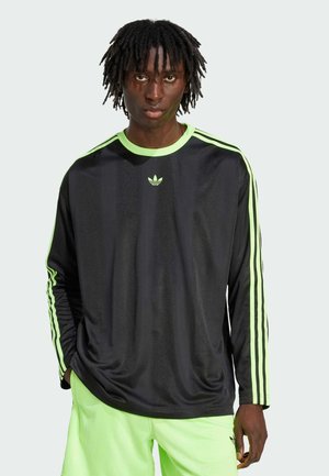 adidas Originals Top s dlouhým rukávem - black   signal green