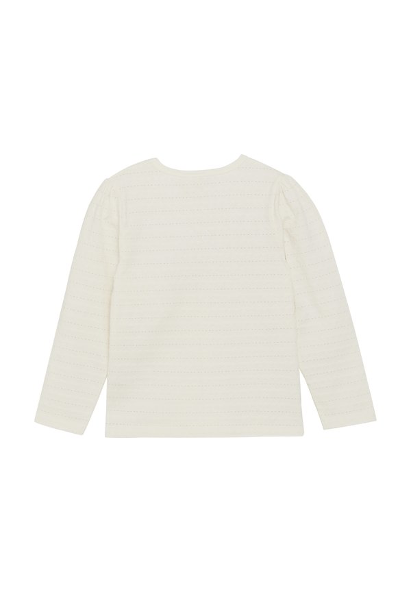 MIT-SHIRT LS JAQUARD - Long sleeved top - eggnog2