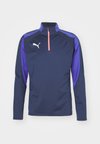 INDIVIDUALLIGA 1/4 ZIP TOP - Tops ar garām piedurknēm - club navy