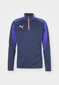 INDIVIDUALLIGA 1/4 ZIP TOP - Ilgarankovis viršutinės dalies drabužis - club navy