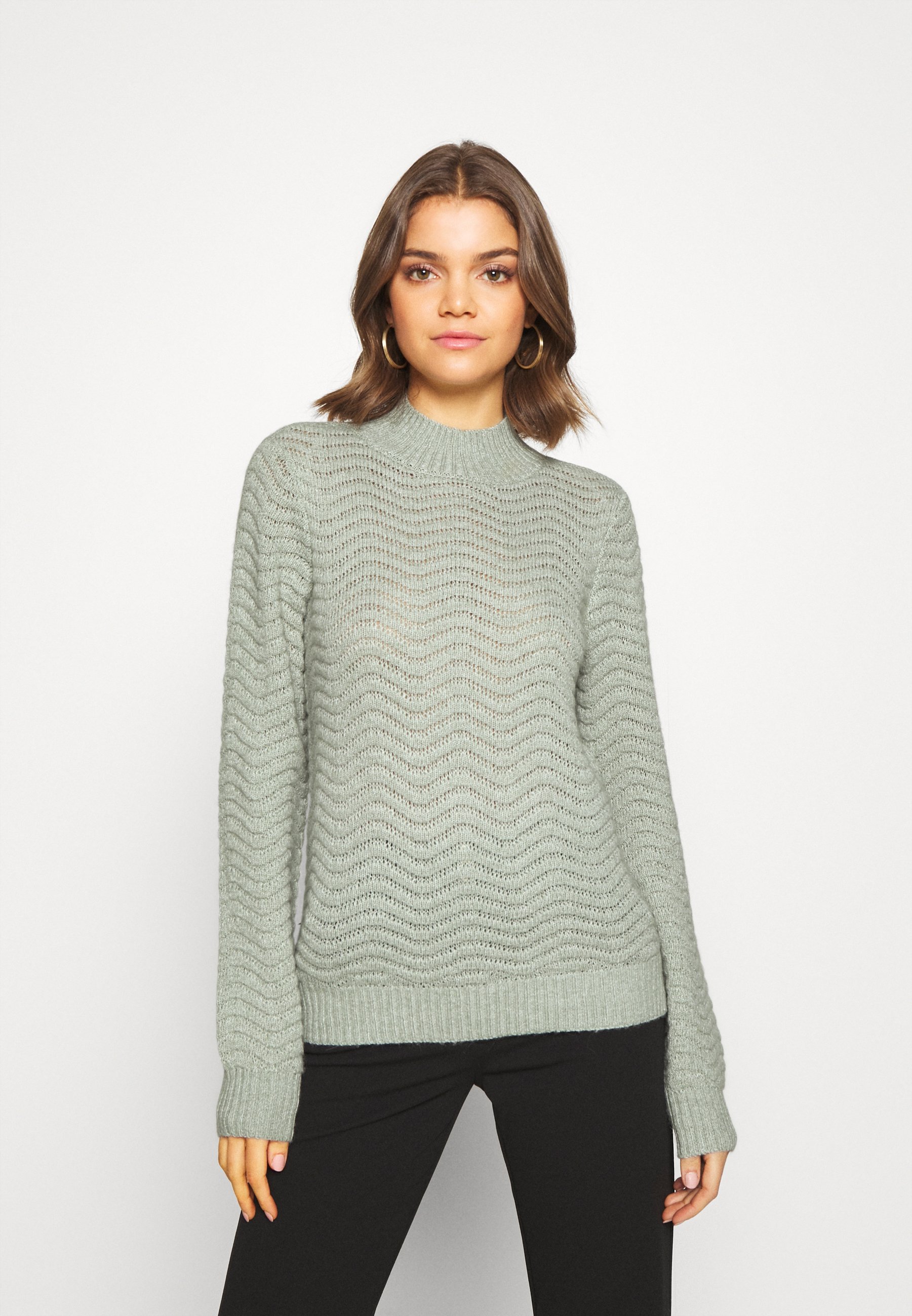 YAS YASBETRICIA Strikkegenser green Zalando.no YAS Tall YASBETRICIA Strikkegenser chive Zalando.no