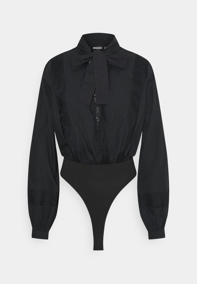 T-shirt à manches longues - black