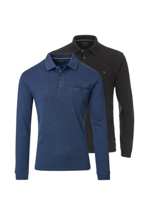 2ER PACK  - Poloshirt - dunkelgrau/blau