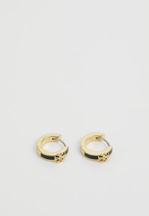 KIRA HUGGIE EARRING - Earrings - tory gold-coloured/black