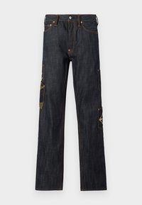 MULTI POCKET  BROCADE PATCH - Jeans a sigaretta - indigo