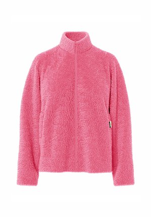 Pieces, JACKET PCKATTY TEDDY HIGH-NECK - Veste polaire - shocking pink