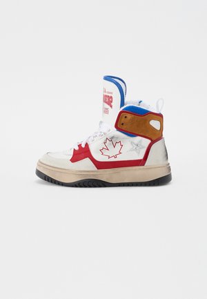 Dsquared2 80241 UNISEX - Baskets montantes - white/red/blue/brown
