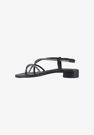 Siano Via Roma, NIEDRIGE SANDALEN - Infradito - black